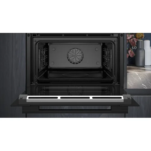 Siemens CS736G1B1 įmontuojama garinė orkaitė 49 L 60 cm Juoda image 2