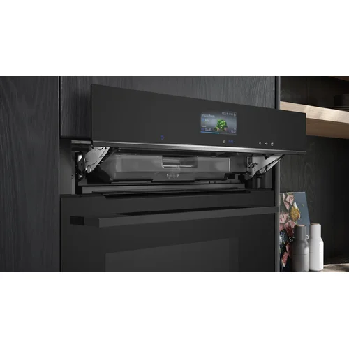 Siemens CS736G1B1 įmontuojama garinė orkaitė 49 L 60 cm Juoda image 3