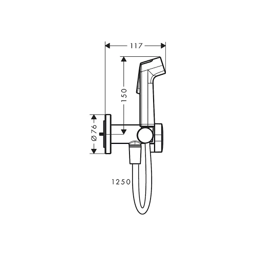 Hansgrohe Bidette S 29232140, Bronza image 2