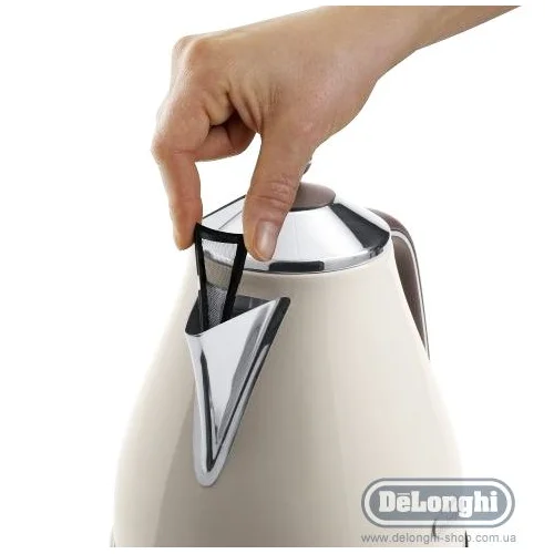DELONGHI KBOV2001BG Retro virdulys Kreminė 1,7 L image 2