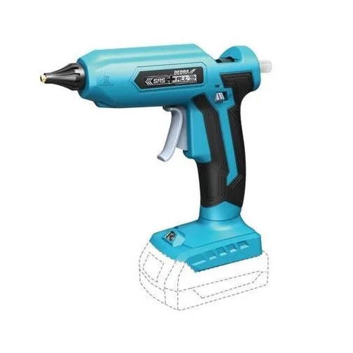 Dedra DED7052 Akumuliatorinis klijų pistoletas 18V Be akumuliatoriaus ir įkroviklio image 1