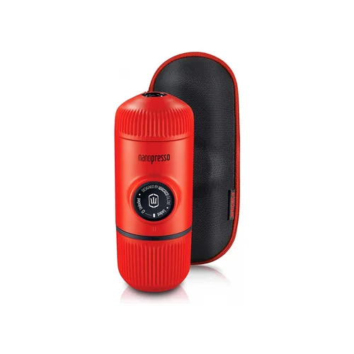 WACACO NANOPRESSO LAVA RED rankinis maltos kavos aparatas su dėklu image 1