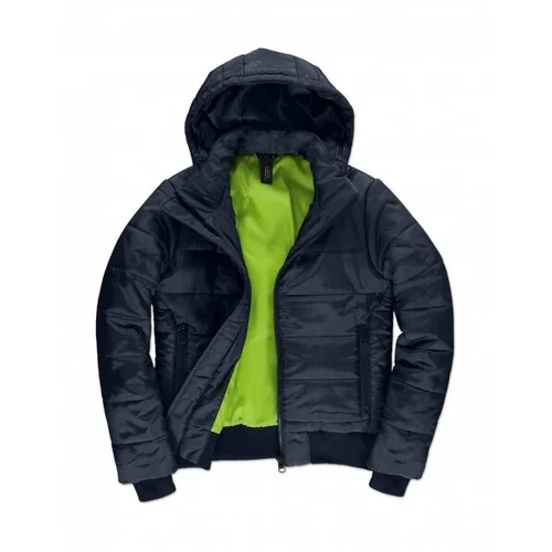 B&C JW941 Moteriška striukė, M dydis, Navy/Neon Green image 1