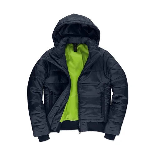 B&C JW941 Moteriška striukė, M dydis, Navy/Neon Green image 3
