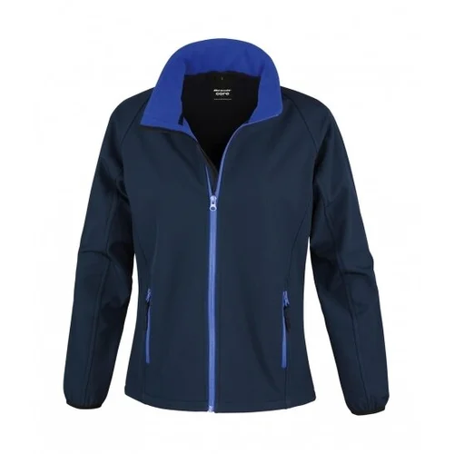 Moteriška Result R231F Softshell striukė, L (14), Navy/Royal image 1