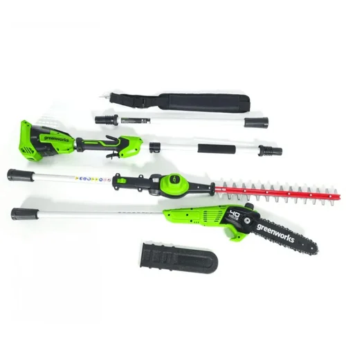 Greenworks GD40PSH 40V aukštapjovių ir gyvatvorių genėtuvo komplektas image 2