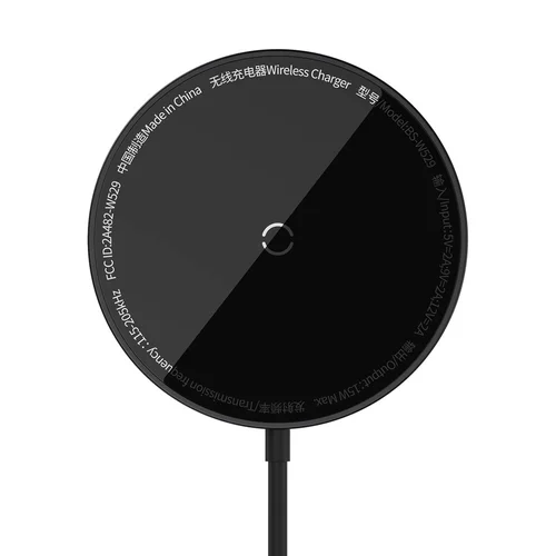 Baseus Simple Mini 3 15W MagSafe belaidis įkroviklis, juodas CCJJ040001 image 3
