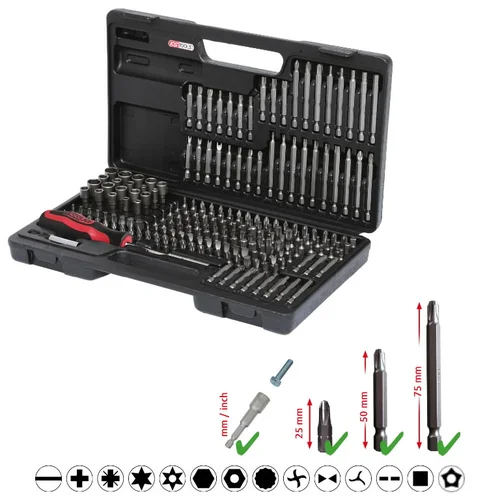 KS Tools Įrankių vežimėlis RACINGline, 7 stalčiai +598 vnt įrankių image 2