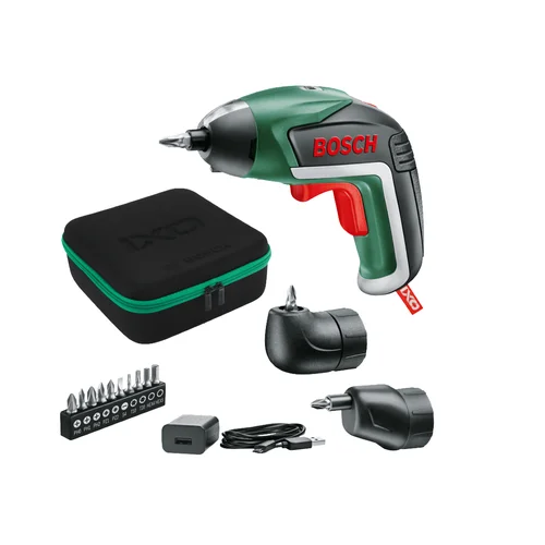 Bosch IXO 5 Akumuliatorinis suktuvas Pilnas rinkinys 06039A8022 image 1