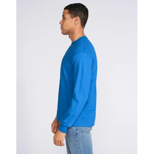 Gildan 2400 vyriški marškinėliai ilgomis rankovėmis, 2XL, Dark Heather image 3