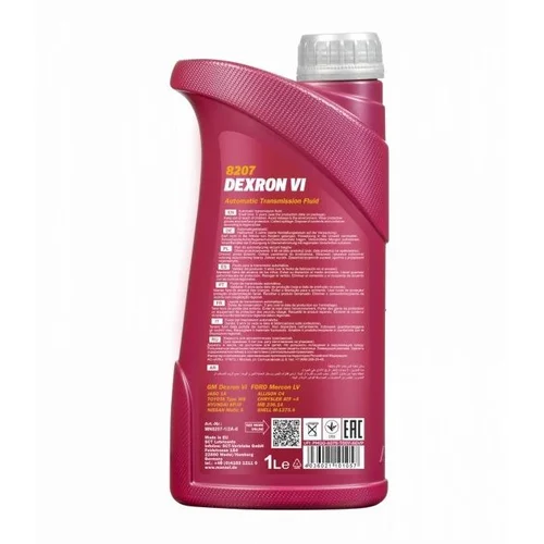 Mannol ATF Dexron VI automatinių pavarų dėžių alyva, 1 L image 2