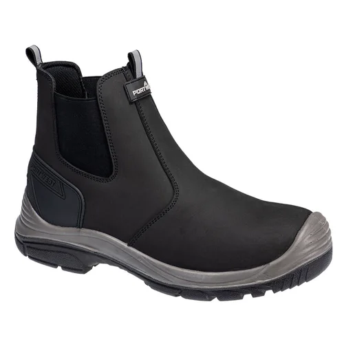 PORTWEST FV02 batai, vandeniui atsparūs, 45, Black/Grey image 2