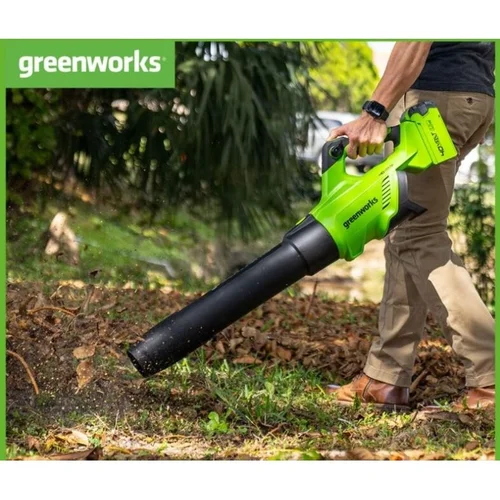 Greenworks GD40ABII 40V akumuliatorinis pūstuvas image 3