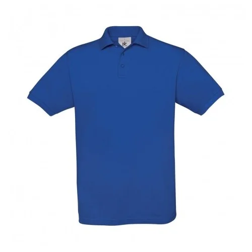 Vyriški B&C Safran PU409 polo marškinėliai - S, Fuchsia image 1