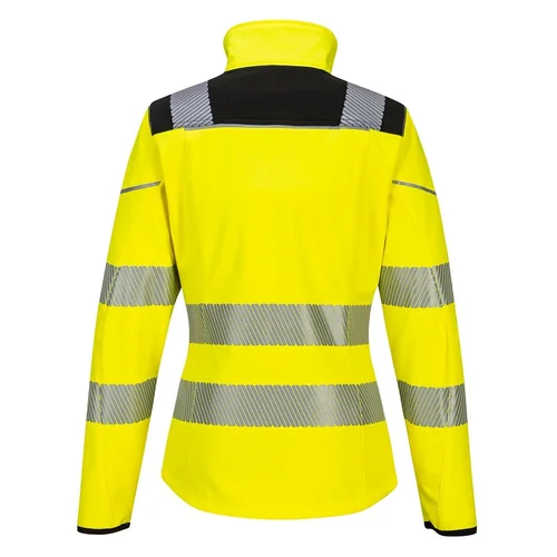PORTWEST PW381 Softshell striukė moterims – S, Yellow/Black image 2