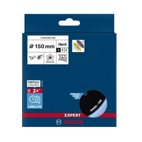 Bosch šlifavimo padas, 150 mm, kietas, GET 75-150, 2608900008 image 2