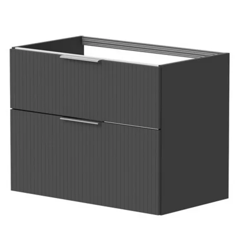 Kame BIG spintelė po praustuvu BU/8-3DR/GSF10-BIG, 80 cm, Grafitas image 1
