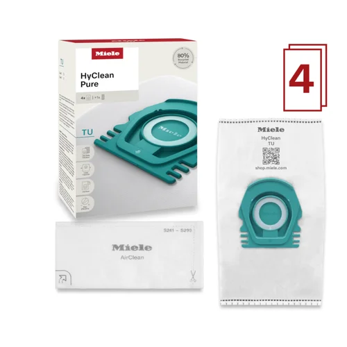 Dulkių siurblio maišelis MIELE HyClean Pure TU, 12557060, 4 vnt image 2