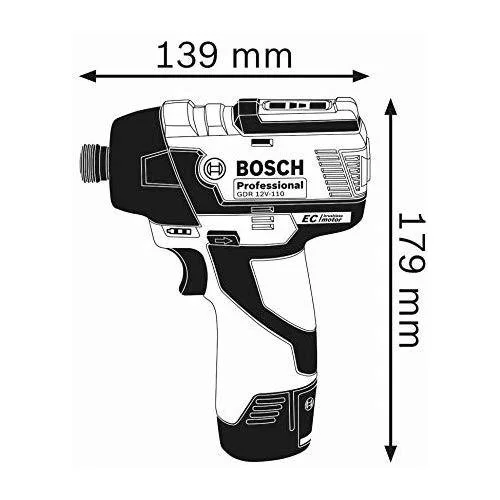 Bosch GDR 12V-110 Professional akumuliatorinis smūginis suktuvas image 2