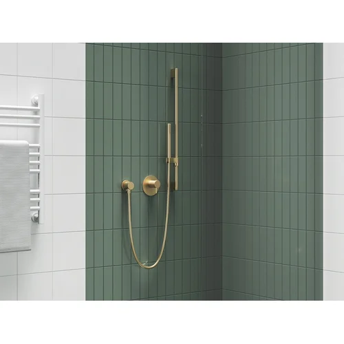 974.60GLB Dušo stovas Chrome 70 cm Gold Brushed image 2