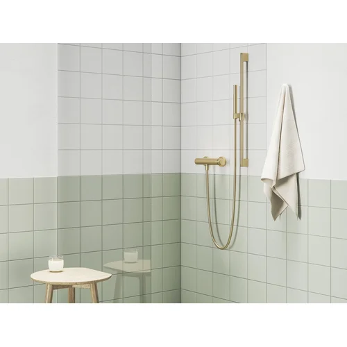 974.60GLB Dušo stovas Chrome 70 cm Gold Brushed image 3