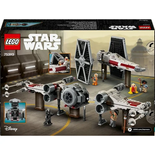 Konstruktorius LEGO Star Wars™ TIE Fighter ir X-Wing 75393 image 2
