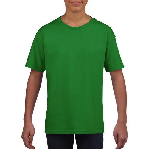 Gildan 64000B vaikiški medvilniniai marškinėliai trumpomis rankovėmis - L (140/152), Irish Green image 3