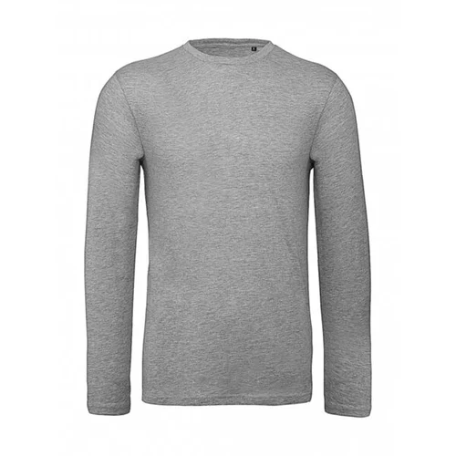 B&C TM070 vyriški medvilniniai marškinėliai ilgomis rankovėmis 2XL balta image 1