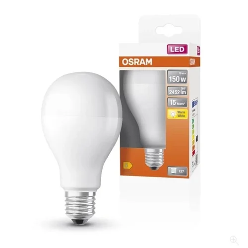 OSRAM LED lemputė A70 E27 19 W 2700 K image 2