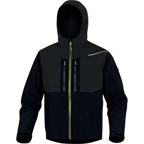DELTAPLUS HORTEN2 Softshell tampri striukė 3XL Juoda-Oranžinė image 1