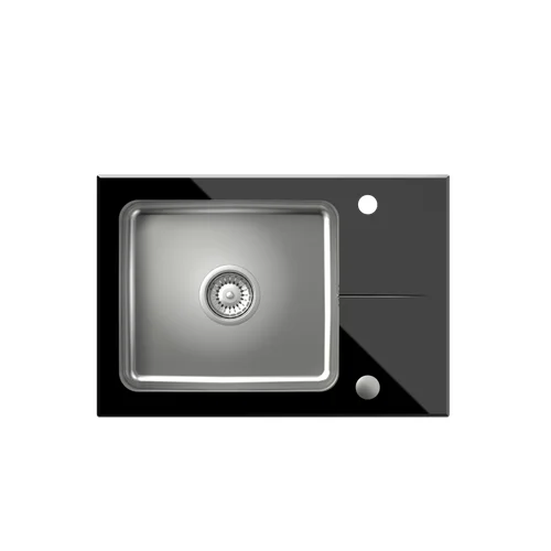 Quadron HUGH 116 ST3564SC1BS_3623500_BS, Nerūdijantis plienas/Juodas stiklas image 2