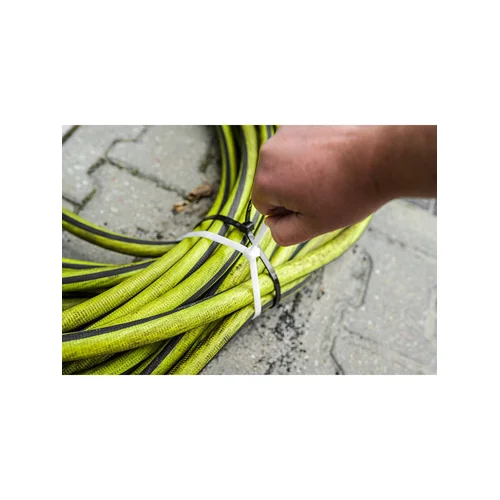 EXTREME plastikiniai užveržimo - tvirtinimo dirželiai 9,0 × 550 mm, balti, 50 vnt. image 3