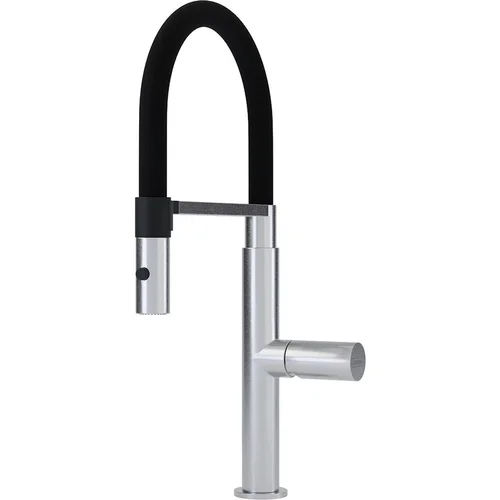 Kernau Tilia KWT 45 Steel virtuvinis maišytuvas su lanksčia žarna image 2