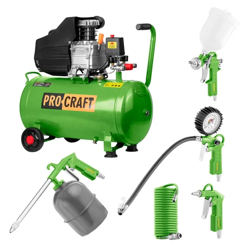 Kompresorius ProCraft AC50 su priedų rinkiniu image 1