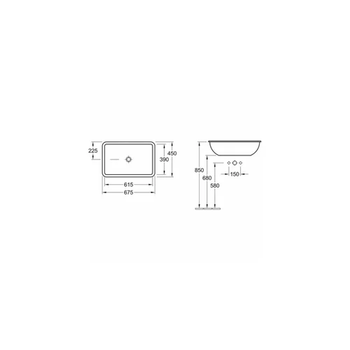 Villeroy&Boch Loop&Friends 61452001 450x675x185 mm image 2