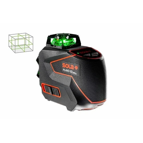 SOLA Plano 3D lazerinis matuoklis, 360°, žalia image 2