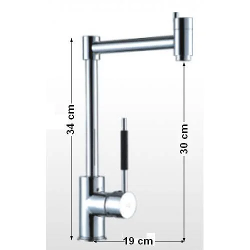 A666 virtuvinis svirtinis maišytuvas 34 cm image 2