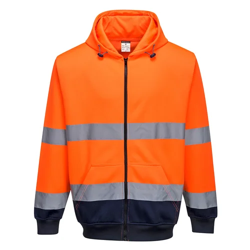 PORTWEST B317 Dviejų spalvų bliuzonas su gobtuvu - M, Orange/Navy image 1