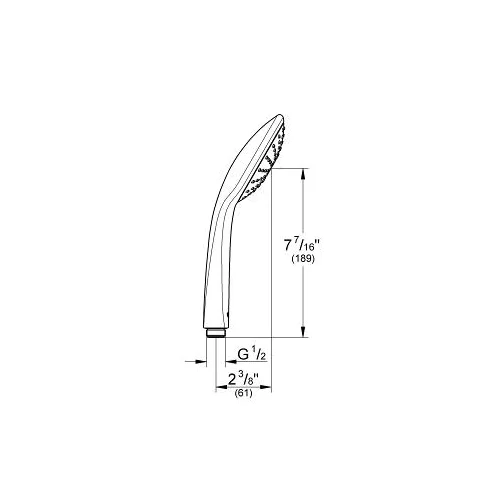 Dušo galvutė Grohe Euphoria Mono 110 image 2