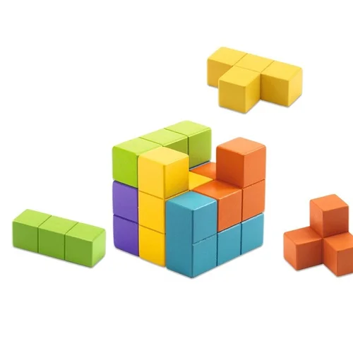 Djeco Cubissimo DJ08477 Medinių figūrų gaminimo rinkinys image 3