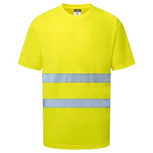 PORTWEST ES478 Gero matomumo marškinėliai trumpomis rankovėmis 6XL Geltona image 1