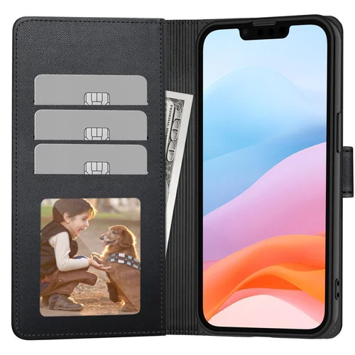 Tech-Protect Wallet dėklas Xiaomi Redmi 15C, Poco C85 juodas image 2