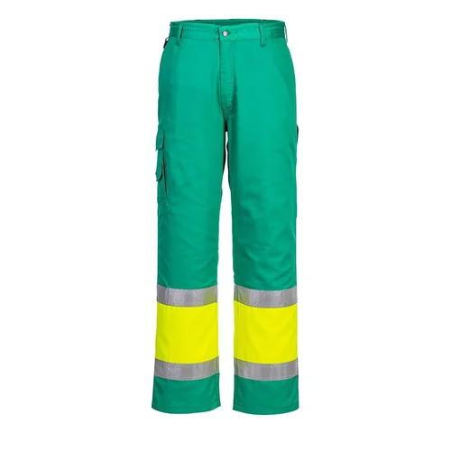 PORTWEST L049 kelnės - XXL, Yellow/Teal image 3