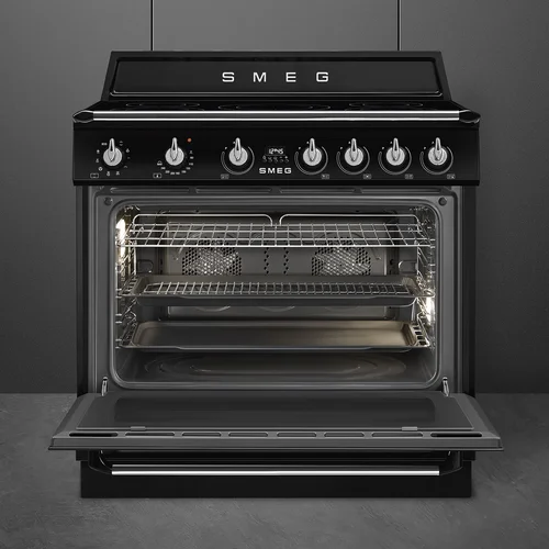 Smeg TR90IMBL Indukcinė viryklė su elektrine orkaite image 3