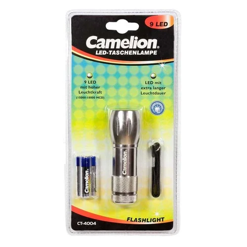 Camelion CT-4004 Žibintuvėlis, 9 LED, aliuminis image 2
