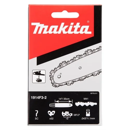 Makita SAW CHAIN 35CM/14IN 3/8 1.1MM 52H image 3