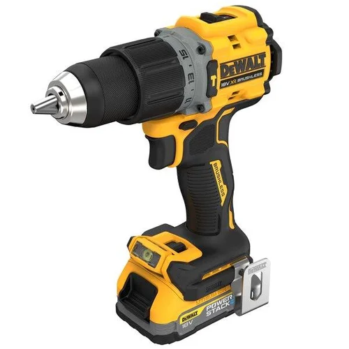 DeWalt DCD805E2T 18V POWERSTACK bešepetėlinis smūginis gręžtuvas-suktuvas image 3
