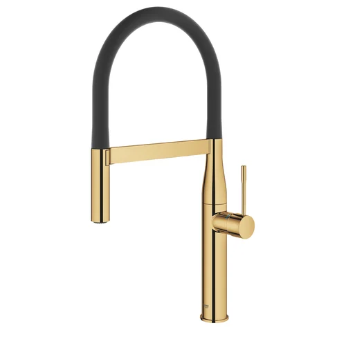 Grohe ESSENCE 30294GL0 Virtuvinis maišytuvas su lanksčia žarna, Aukso image 2