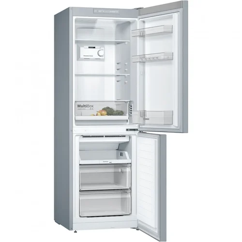 Bosch KGN33NLEB dviejų durų nerūdijančio plieno šaldytuvas image 2