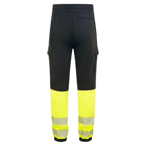 PORTWEST FR433 Hi-Vis kelnės XL Juoda/Geltona image 2